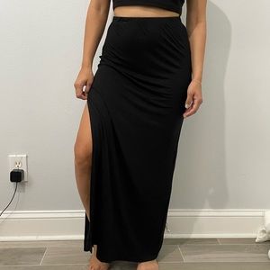 Long Black Skirt